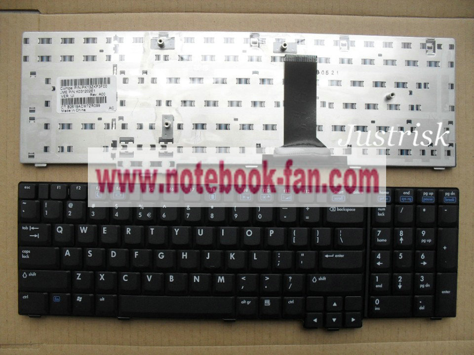 NEW HP Compaq NX9420 NX9440 NW9440 Series US KEYBOARD BLACK